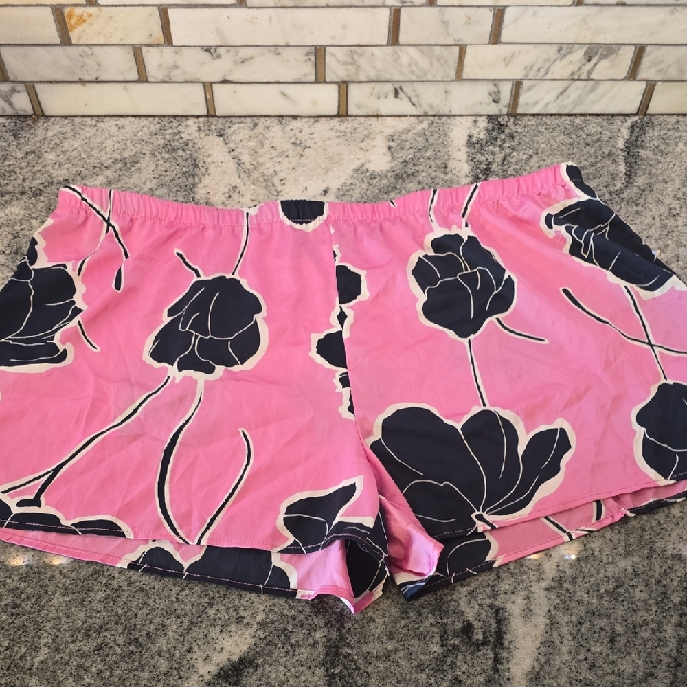 Stars Above Satin Floral Sleep Shorts